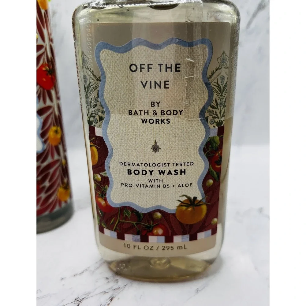 Bath & Body Works Off The Vine Fragrance Mist Body Hair Lotion Wash 3pc Set